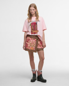 Barbour FARM Rio Maria Clara Graphic T-Shirt Rosa