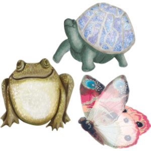 Curiosity Garden Assorted Paper Cut-Outs, Pack of 36