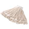 Rubbermaid Commercial, Super Stitch, Cotton Looped-End Wet Mop Head with 5" Headband, 24 oz, White