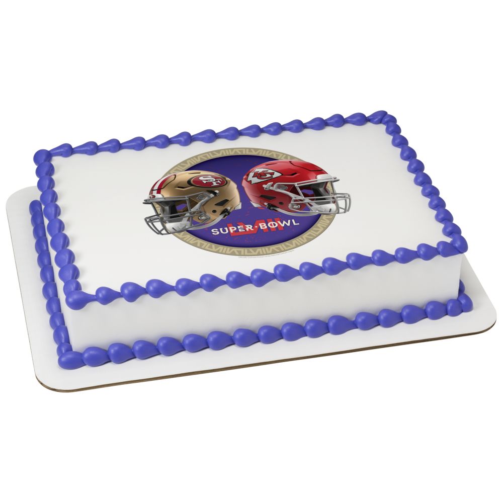 Image Cake NFL Super Bowl LVIII Las Vegas Match Up
