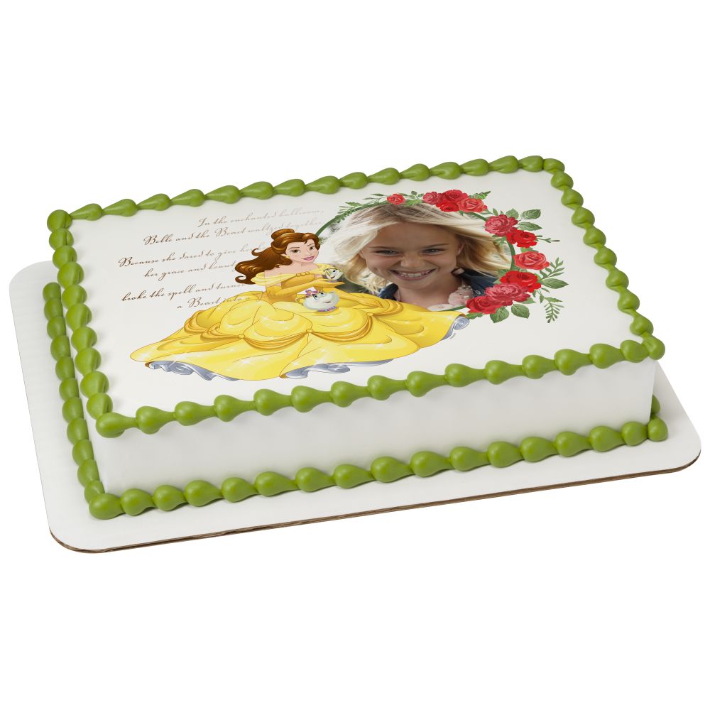 Image Cake Disney Princess Belle Enchanted Beauty