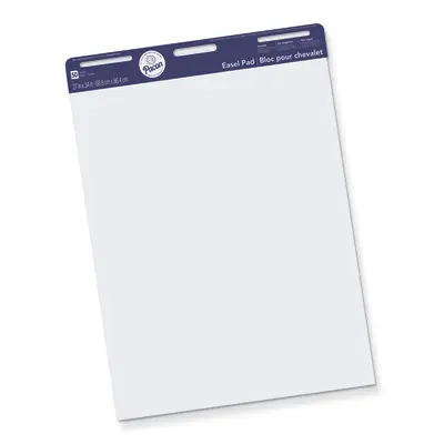 Pacon  Easel Pad, Non-Adhesive, White, unruled 27