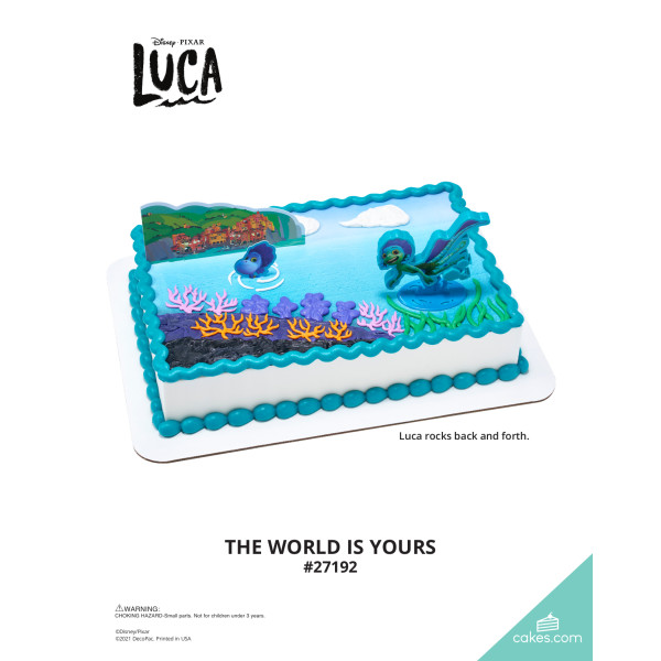 Disney and Pixar's Luca The World is Yours The Magic of Cakes® Icing Only Page