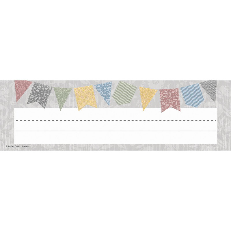 Classroom Cottage Flat Name Plates, Pack of 36