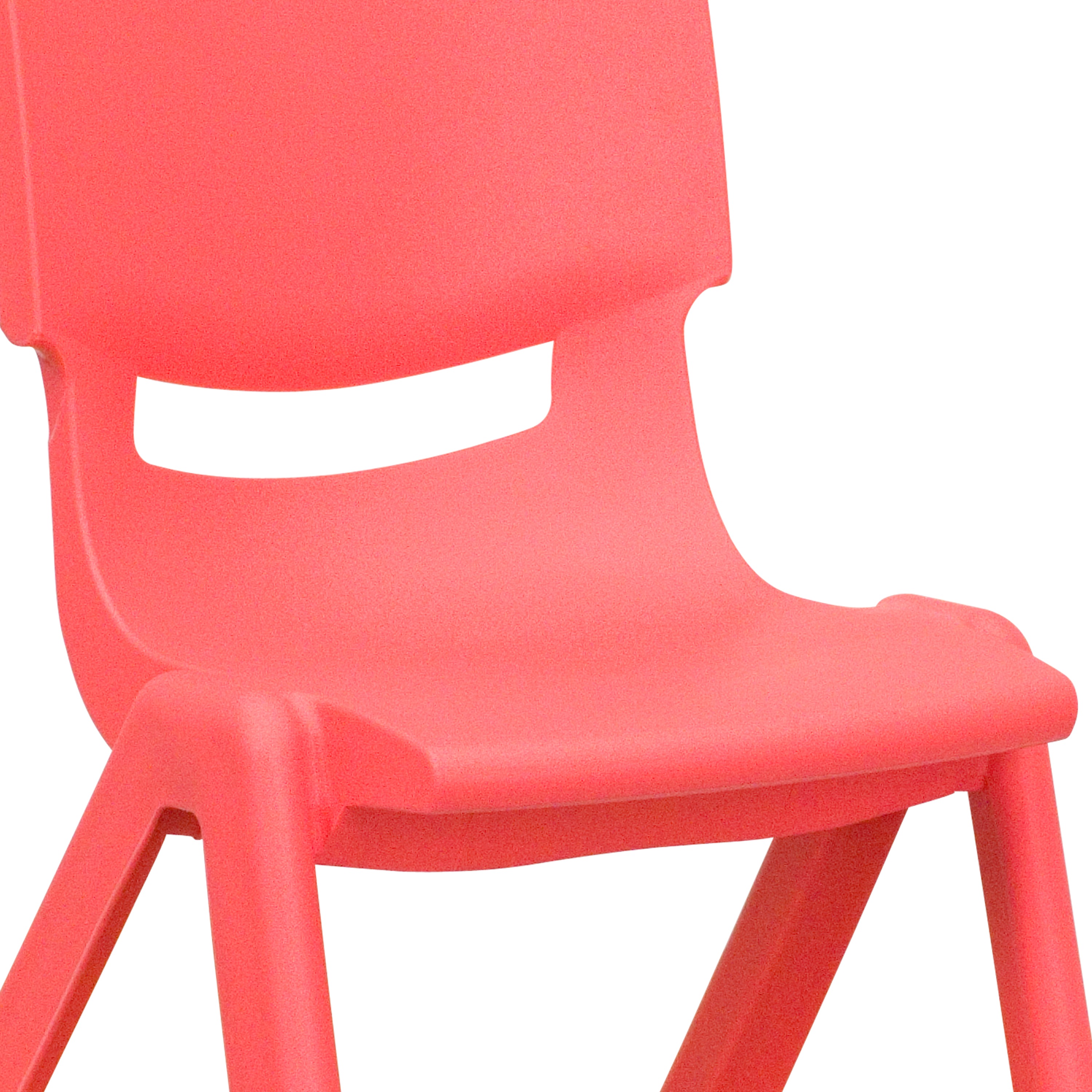 Pack de 4 sillas escolares apilables de plástico azul con asiento de 10,5" H, silla preescolar - Imagen 45 de 58