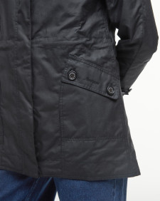 Cannich Waxed Jacket Black-Modern