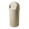 Rubbermaid Commercial, Marshal, 25 gal, Resin, Beige, Round, Receptacle