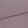 Folded fabric featuring tight purple-and-white chevron stripes, folded to form a shallow diagonal ridge; close-up view of a flat textile sample with even, neutral lighting.