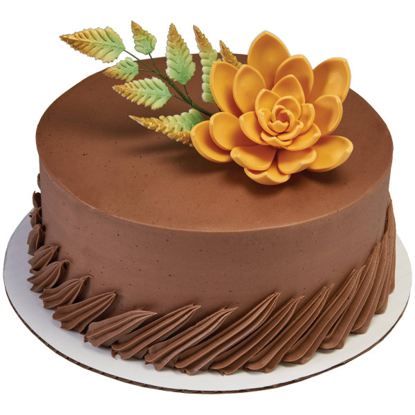 Airy Ferns - Red 3 Free Gum Paste Flowers