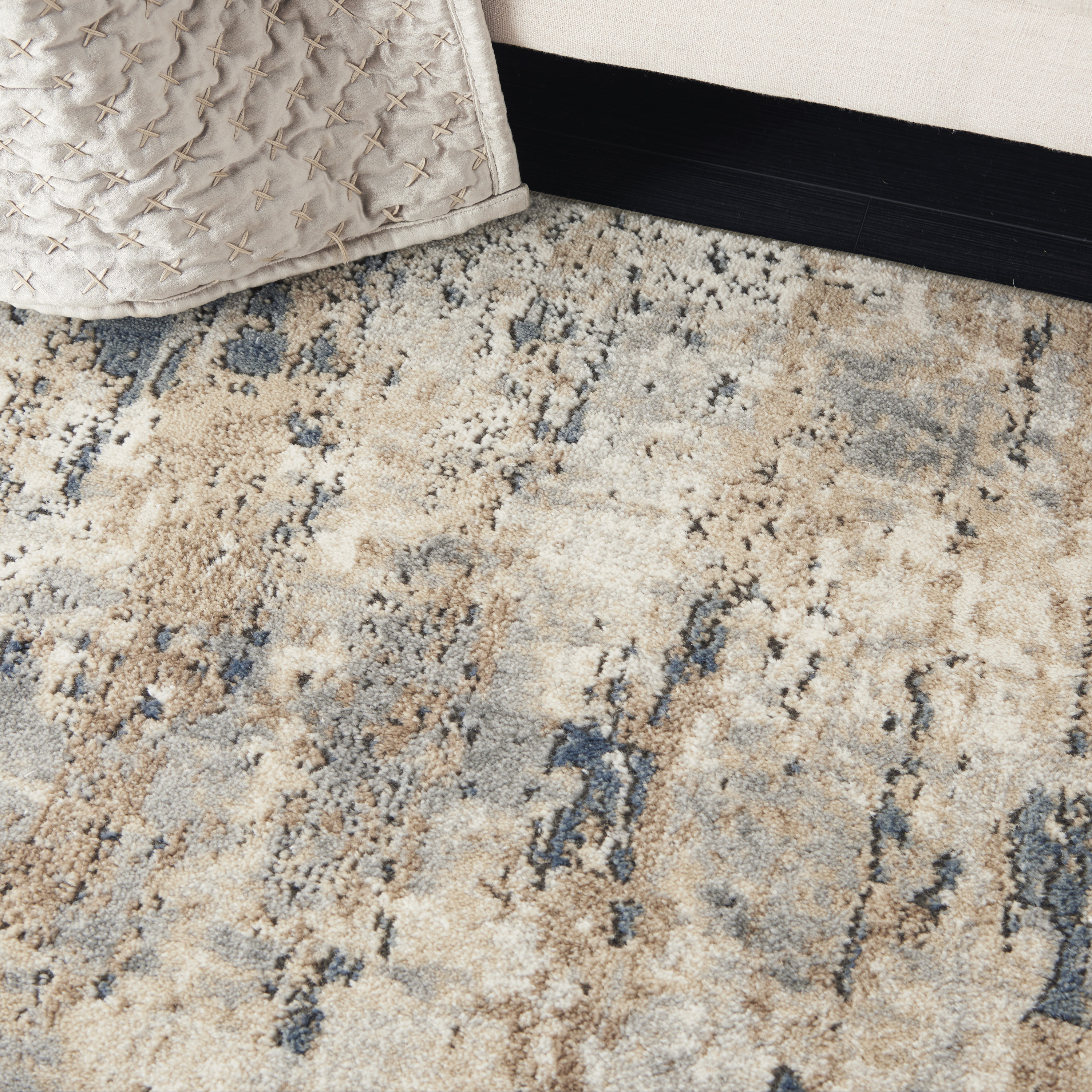 Nourison Quarry 6' x 9' Beige Grey Modern Indoor Rug