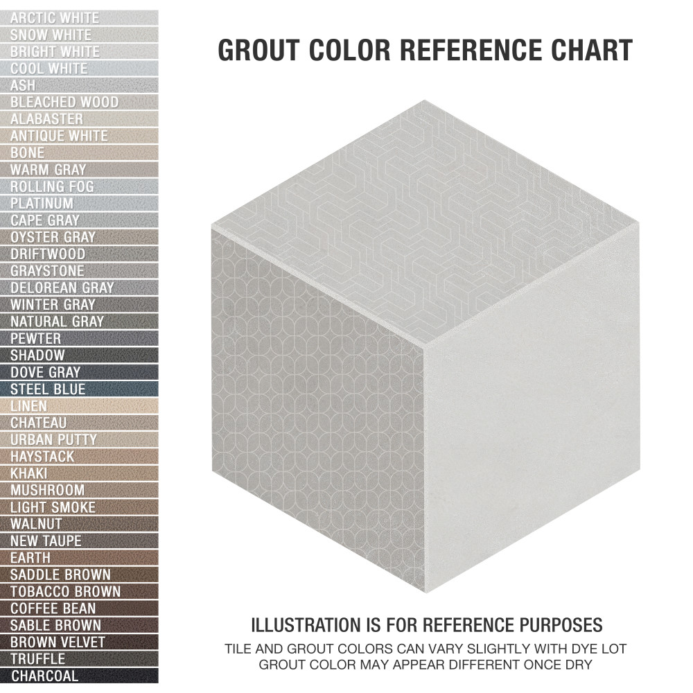 Panama Hex Diamond Deco 8-5/8 in. x 9-7/8 in. Porcelain Floor and Wall Tile