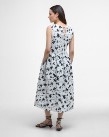 Abito midi con stampa Elina 