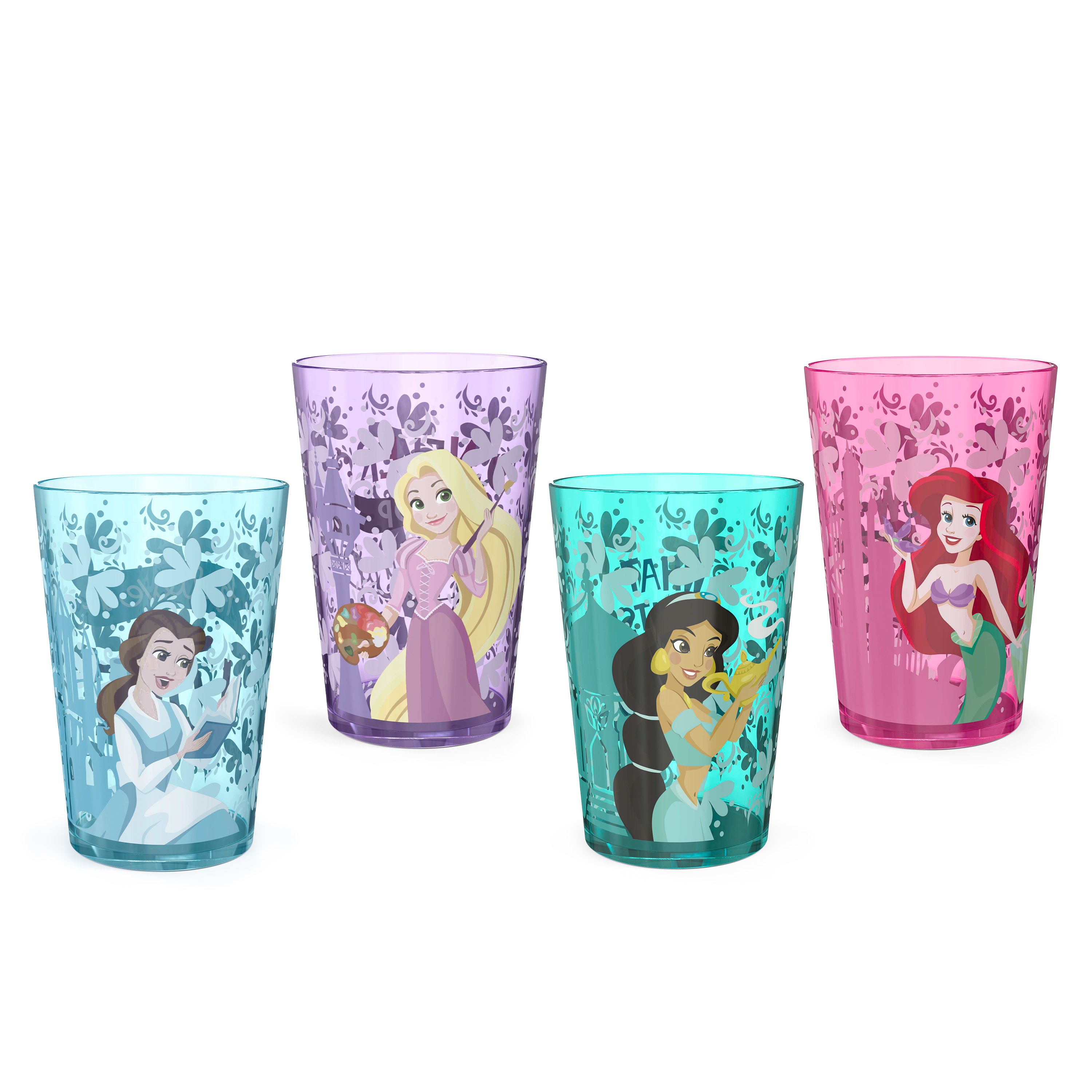 Disney Princess Tumbler, Princess Ariel and Friends, 4-piece set slideshow image 1 Disney Princess Tumbler, Princess Ariel and Friends, 4-piece set slideshow image 1