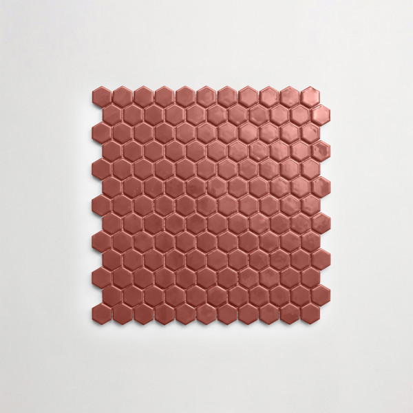 Lido | Acquiterre | Mini Hex | Mexican Poinsettia | Gloss