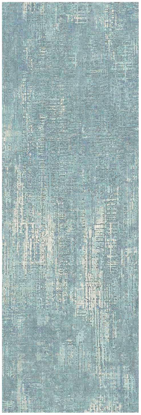 Nourison Botanical Washables 2' x 6' Green Modern Indoor Rug