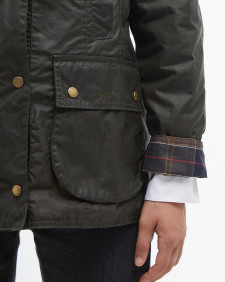 Lightweight Beadnell Waxed Jacket Archive Olive