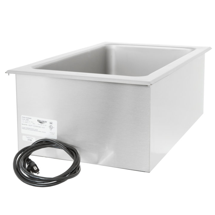 120 Volt Single-Well Full-Size Cayenne® Drop-In Food Warmer