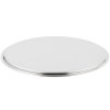 20 3/16-inch Wear-Ever® domed aluminum cover with satin finish and dipped handle