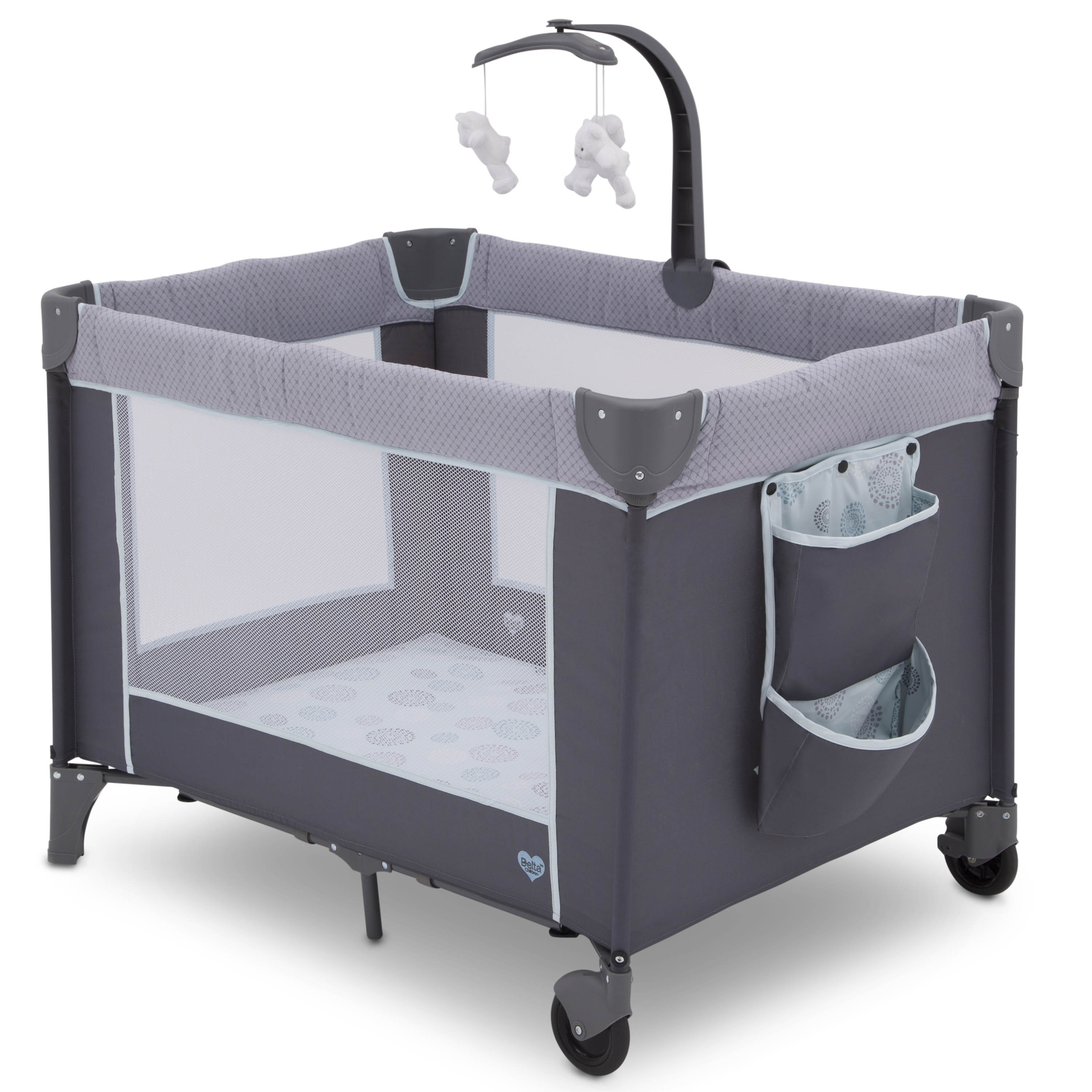 LX Deluxe Portable Baby Play Yard With Removable Bassinet | Delta Children