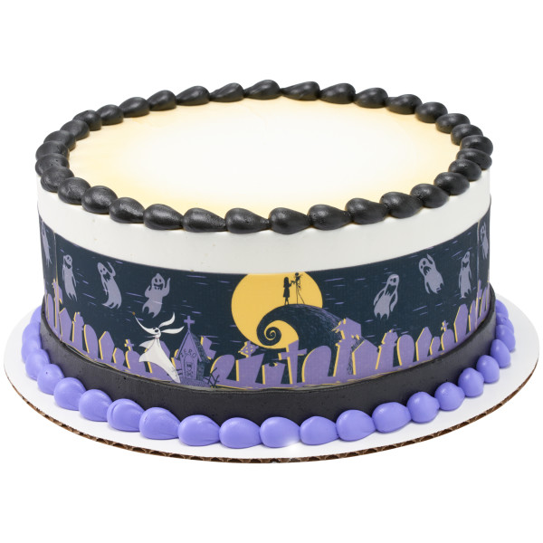 Disney Tim Burton's The Nightmare Before Christmas Authentic Mischief PhotoCake® Edible Image® Strips