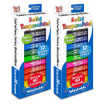 Kwik Stix&trade; Solid Tempera Paint Sticks, Classic Colors, 12 Per Pack, 2 Packs TPG602-2