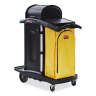 Rubbermaid Commercial, 34 Gal Vinyl Bag for High Capacity Janitorial Cleaning Carts, Yellow