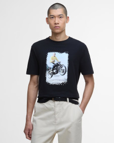 T-shirt Coster con stampa Steve McQueen 