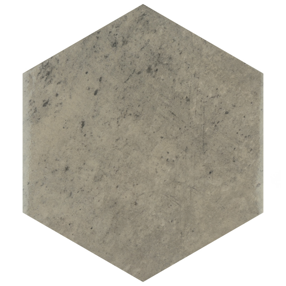 Capri Hex Fumo 7 in. x 8 in. Porcelain Floor and Wall Tile