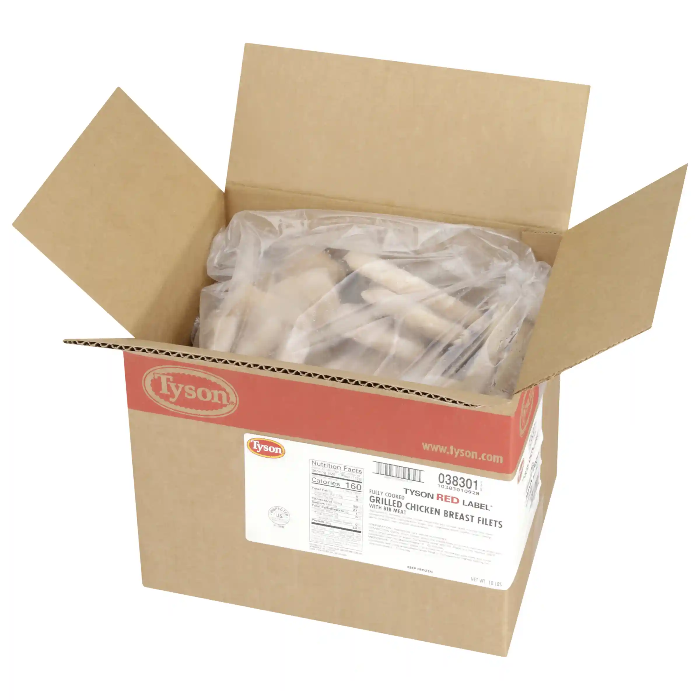 Tyson Red Label® Fully Cooked Unbreaded Grilled Chicken Breast Filets, 4 oz._image_4