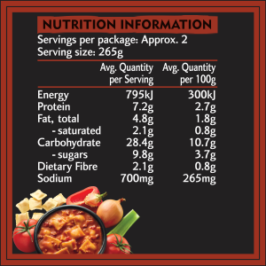  Heinz Big'N Chunky® Ravioli with Beef & Tomato 535g 