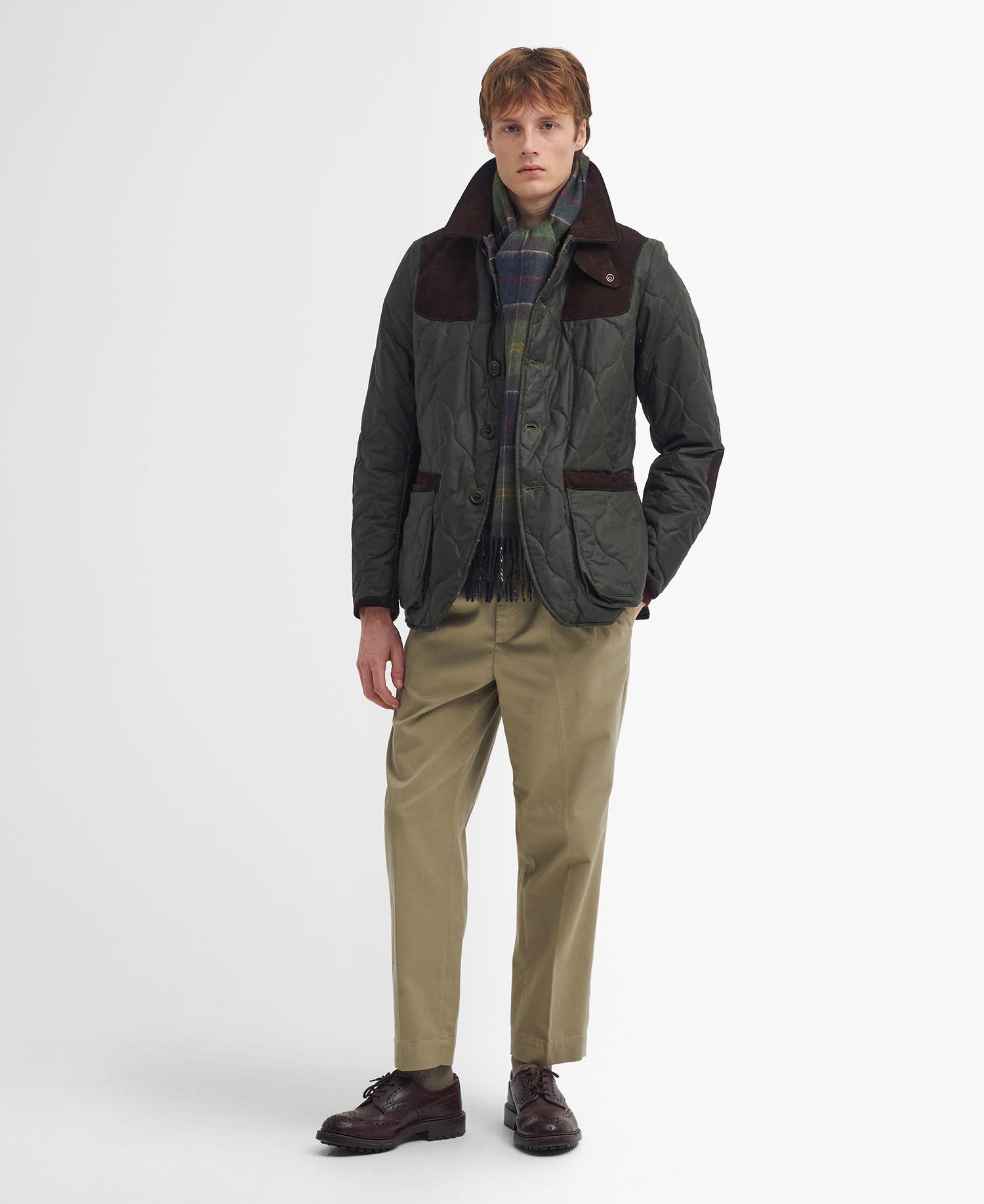 Barbour x TO KI TO Sporting Quilted Waxed Jacket image number 1