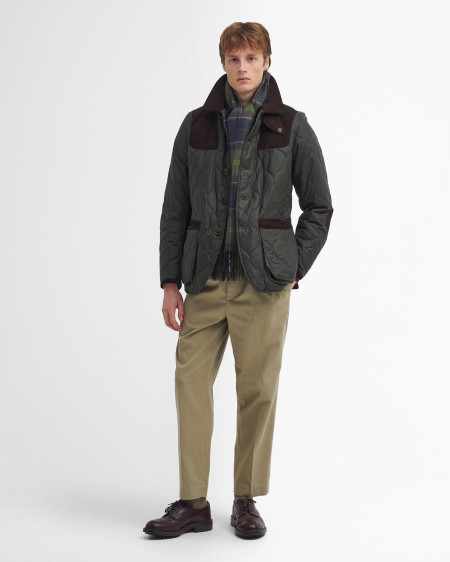 Barbour x TO KI TO Sporting Quilted Waxed Jacket