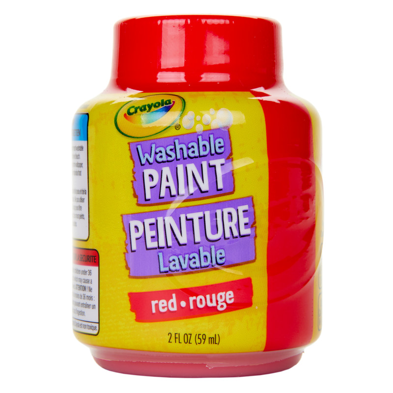 Washable Paint, 2oz, Red