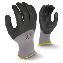 Radians RWG12 3/4 Foam Dipped Dotted Nitrile Glove