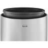 Rubbermaid Commercial, Crowne Collection, Open Top, 30gal, Metal, Silver, Round, Receptacle