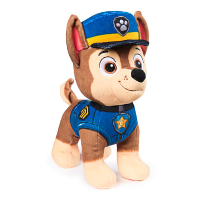 PAW Patrol Chase Plush Toy, 7.5-Inch Premium Stuffed Animals, Kids Toys for Boys & Girls Ages 3 and Up