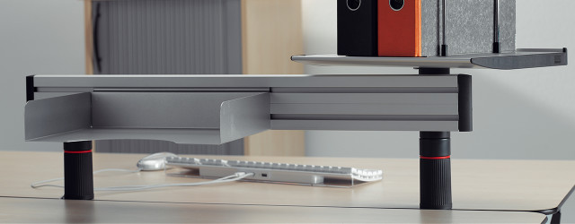 These individual elements are stackable between Novus TSS columns for even more custom workstation options.