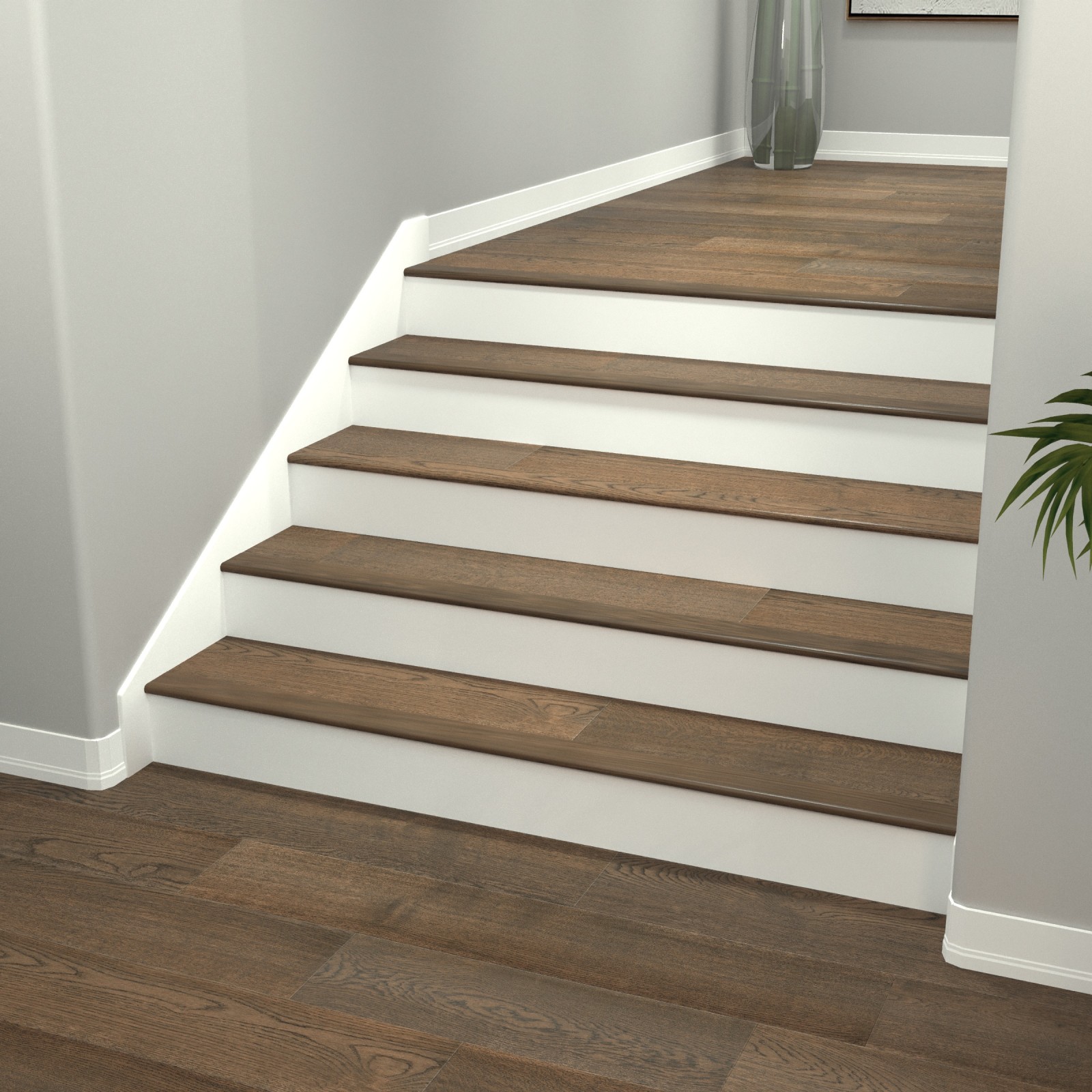 Calistoga Hollow Cali Hardwoods Stair Nosing Flush view 2