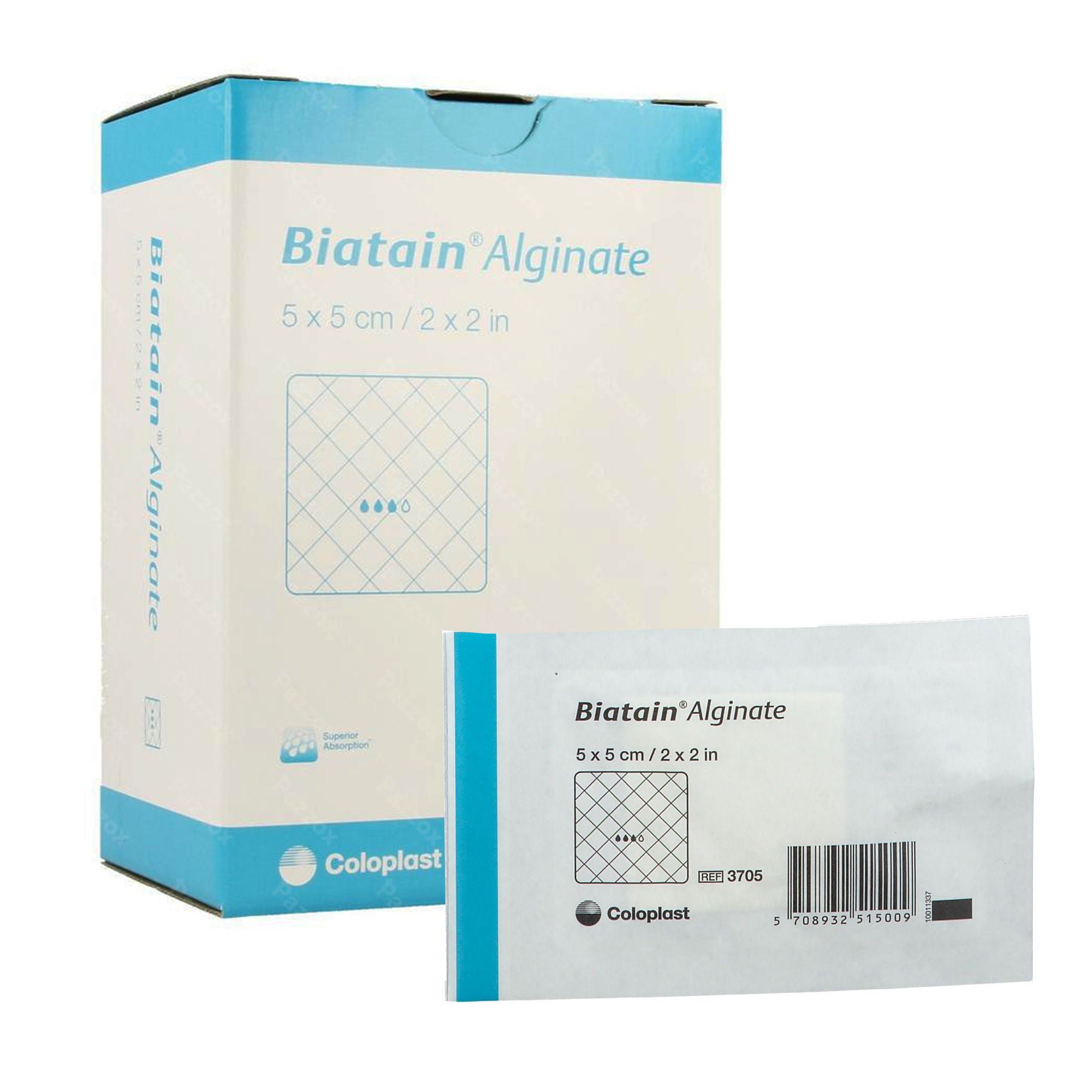 Biatain® Calcium Alginate Dressing, 2 x 2 inch