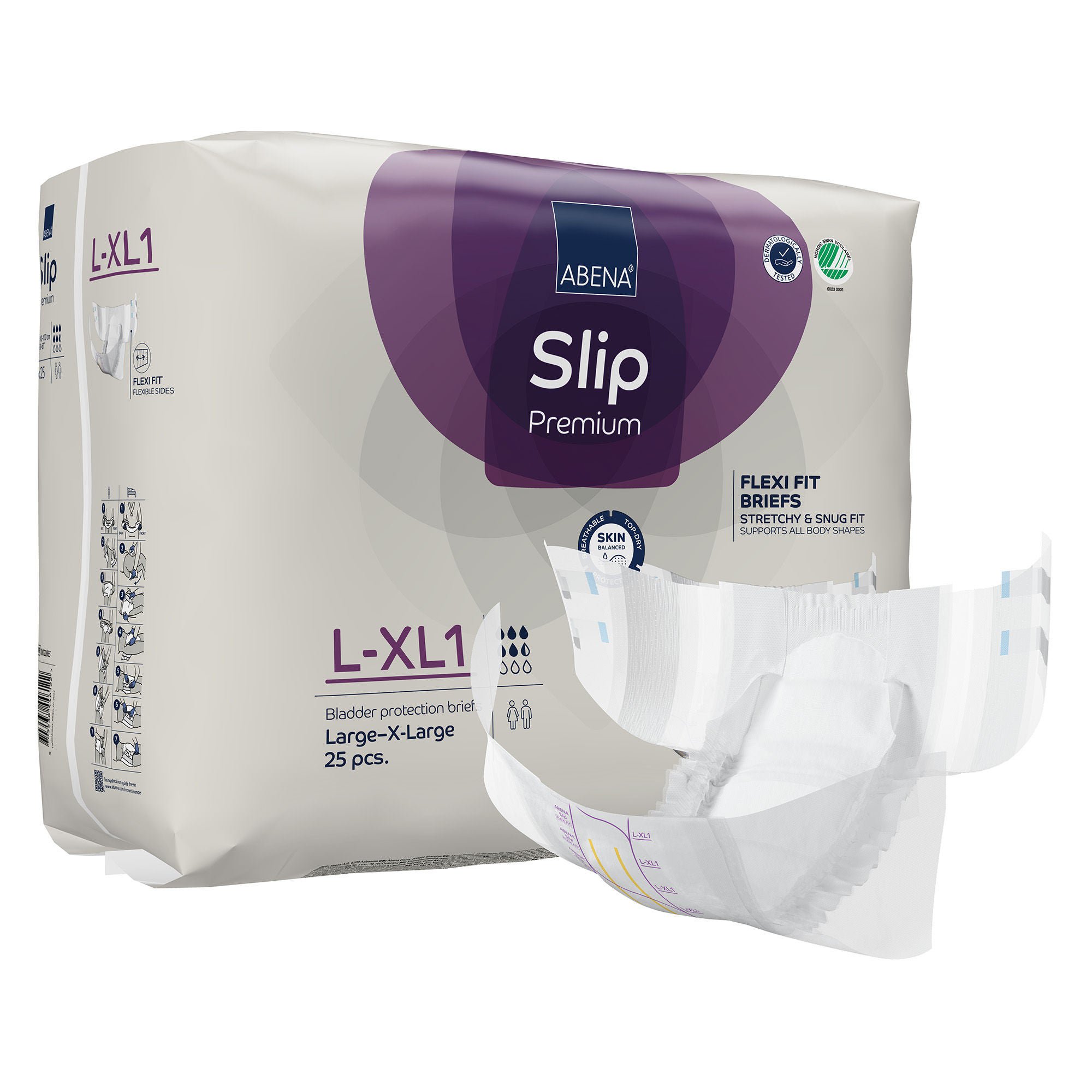 Abena® Slip Premium Flexi Fit Incontinence Briefs, L-XL1