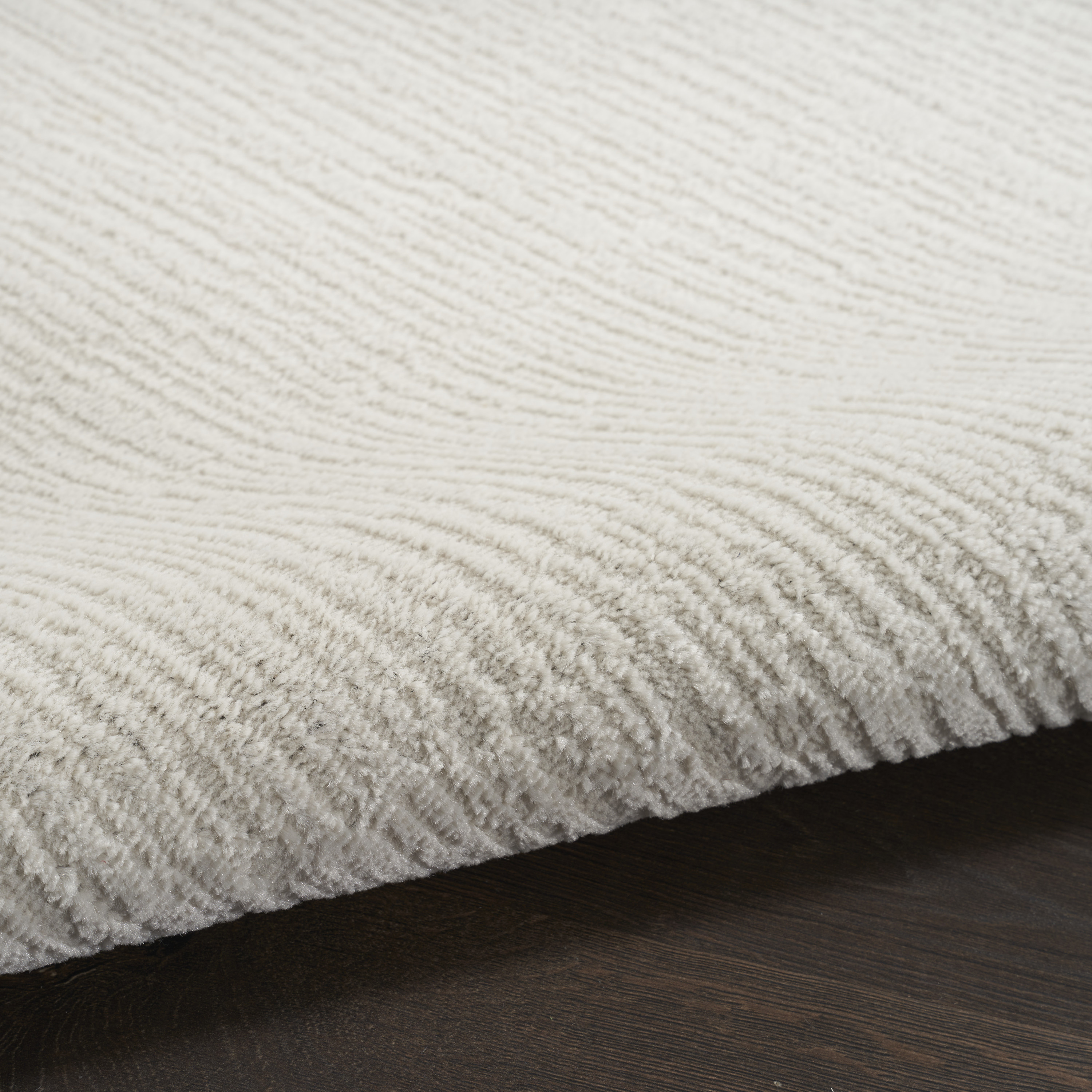 Calvin Klein CK029 Captivating 5'3" x 7'3" Ivory Grey Modern Indoor Rug