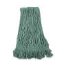 Boardwalk, Premium Standard Rayon Looped-End Wet Mop Head with 1" Headband, Medium, Green