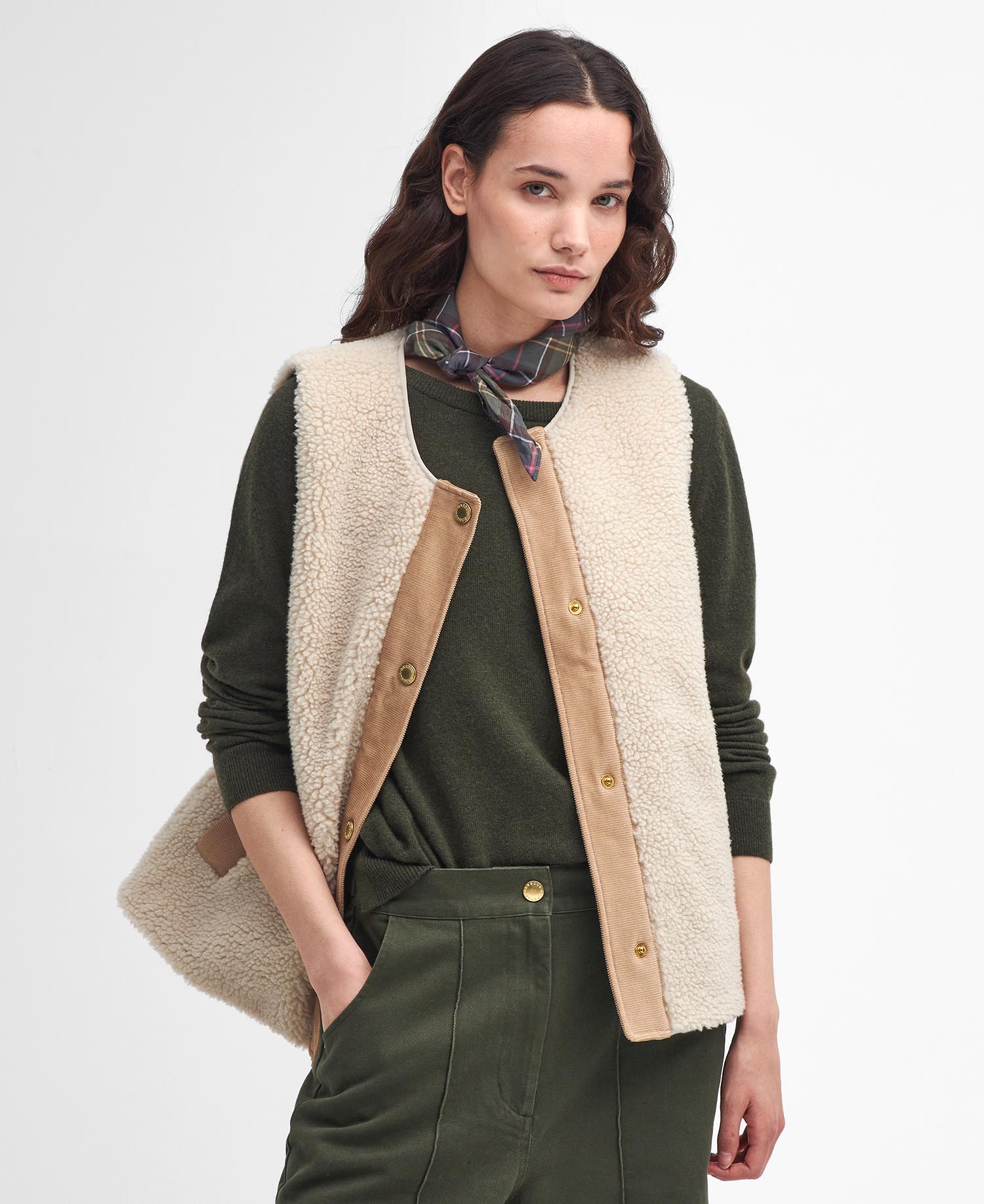 Gilet Dulsie in pile Teddy image number 0