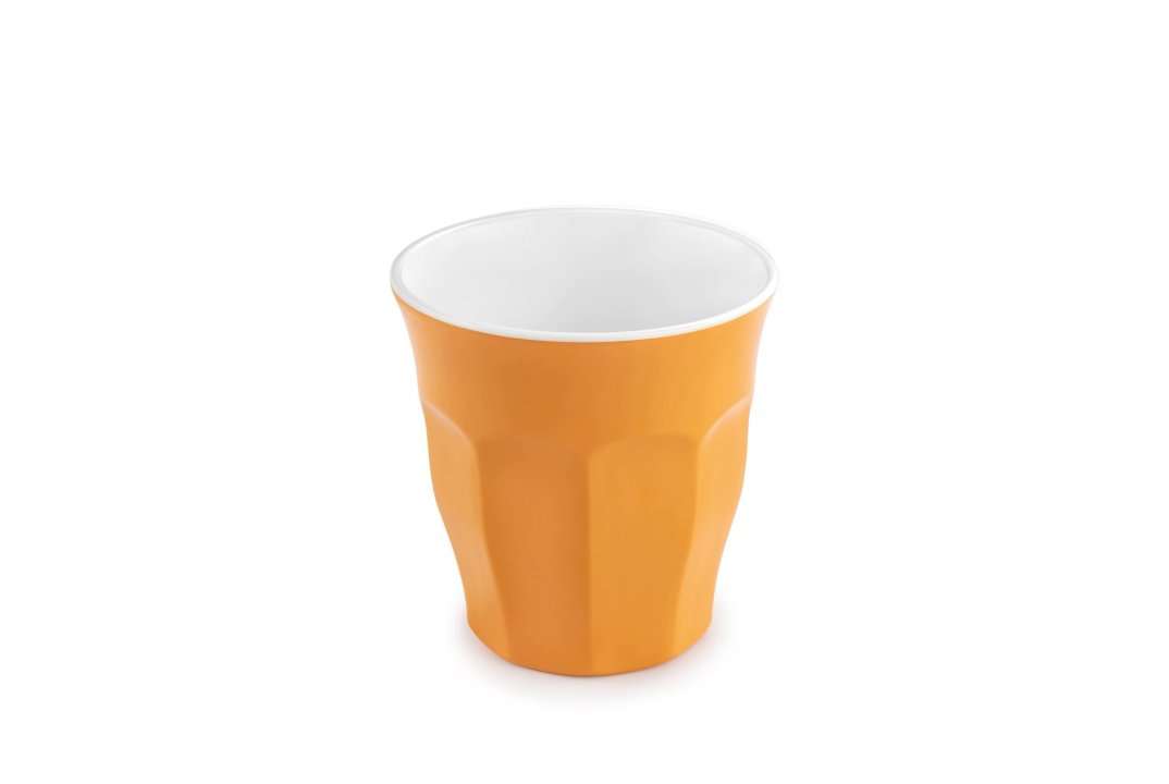 Vaso de Melamina de 300 ml de color amarillo
