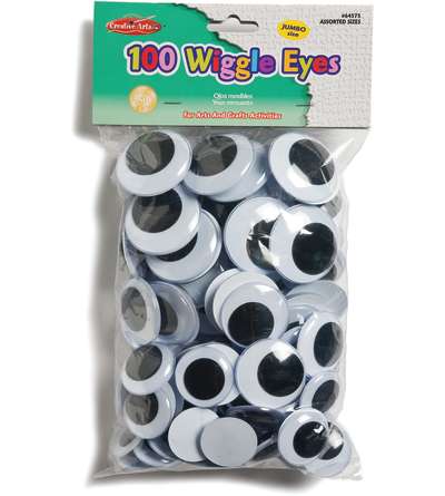 Jumbo Wiggle Eyes, Black