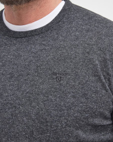 Essential Crew Neck Jumper Charcoal