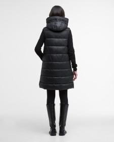 Cecilla Puffer Gilet Black
