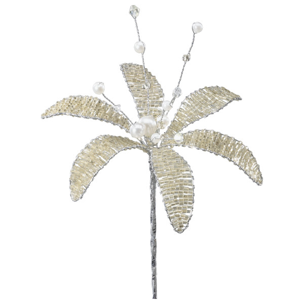 Silver Jeweled Flower Special Occasion Supply