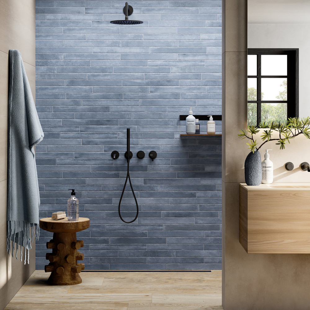 Sample – Tucson Blue Porcelain Floor and Wall Tile