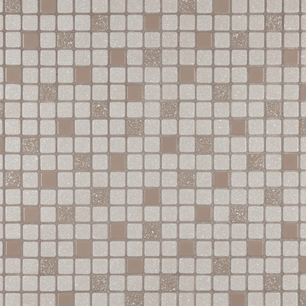 Crystalline Square Beige 12 in. x 12 in. Porcelain Mosaic Tile Crystalline Square Beige 12 in. x 12 in. Porcelain Mosaic Tile